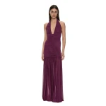 Christopher Esber Orion Gown in Plum | Evening Gowns | Coveti