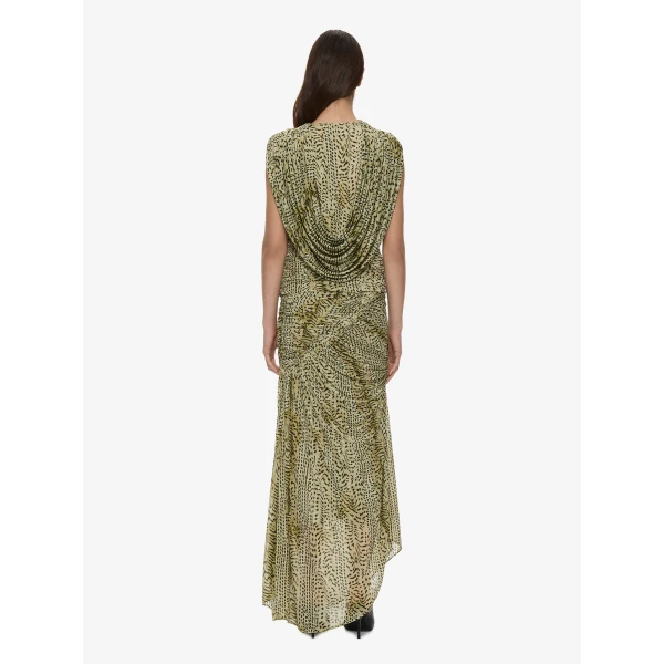 Christopher Esber Orion Midi Skirt in Feathered Citrine | Midi Skirts | Coveti