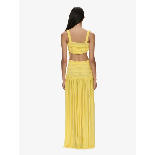 Christopher Esber Orion Separation Gown in Targa Yellow | Evening Gowns | Coveti