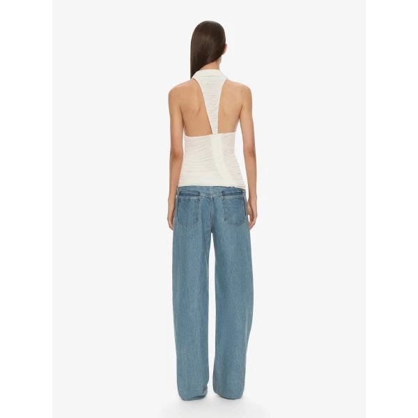 Christopher Esber Orion Top in White | Tops | Coveti