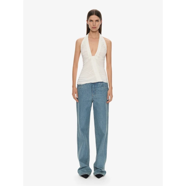 Christopher Esber Orion Top in White | Tops | Coveti