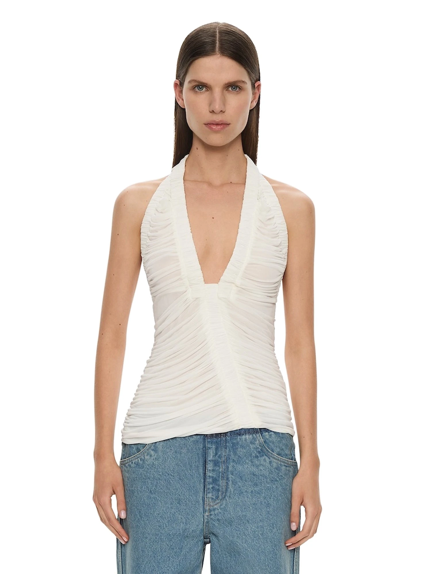 Christopher Esber Orion Top in White Christopher Esber Orion Top in White | Tops | Coveti