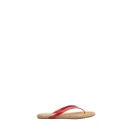 Christopher Esber Palma Flip Flop in Carmine Red Natural | Flip Flops & Slides | Coveti