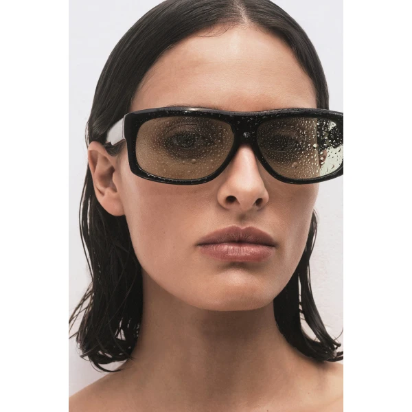 Christopher Esber Paolo 96 Sunglasses in Spearmint | Sunglasses | Coveti