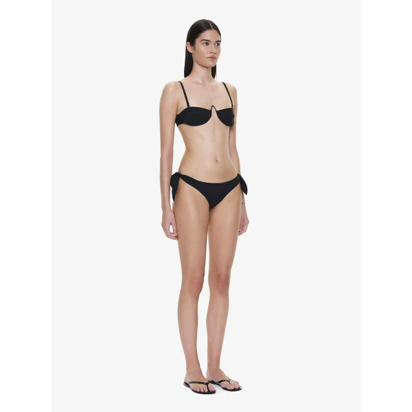 Christopher Esber Porto Bandeau in Black | Bikini | Coveti