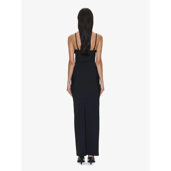 Christopher Esber Porto Tie Lycra Dress in Black | Maxi Dresses | Coveti