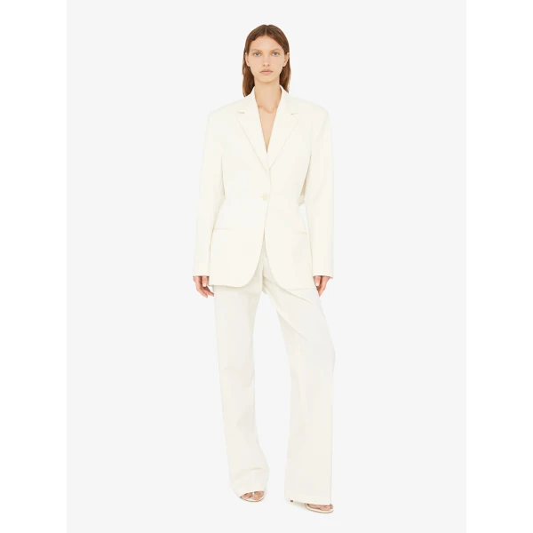 Christopher Esber Redux Heavy Twill Trouser in White | Dresses | Coveti