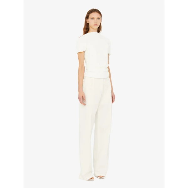 Christopher Esber Redux Heavy Twill Trouser in White | Dresses | Coveti