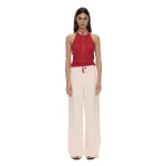 Christopher Esber Relaxed Denim Quartz Jean in Airbag Pink | Denim | Coveti