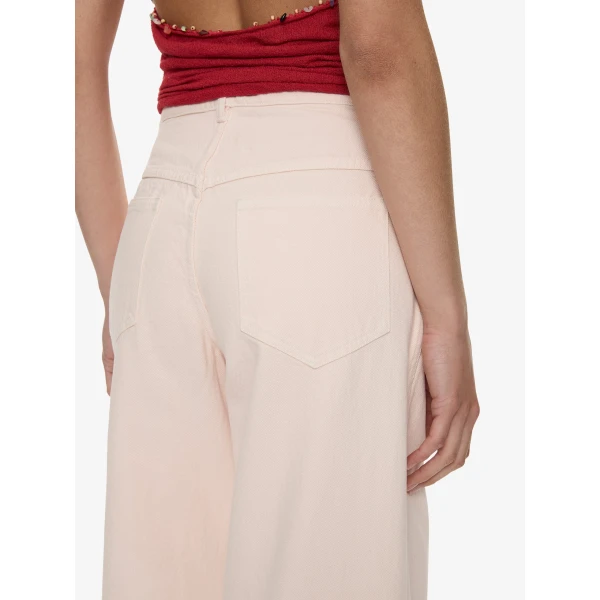 Christopher Esber Relaxed Denim Quartz Jean in Airbag Pink | Denim | Coveti