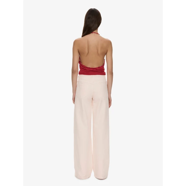 Christopher Esber Relaxed Denim Quartz Jean in Airbag Pink | Denim | Coveti