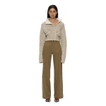 Christopher Esber Relaxed Denim Quartz Jean in Khaki | Denim | Coveti