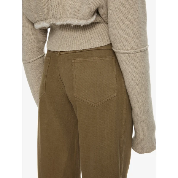 Christopher Esber Relaxed Denim Quartz Jean in Khaki | Denim | Coveti