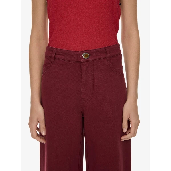 Christopher Esber Relaxed Denim Quartz Jean in Wine | Denim | Coveti