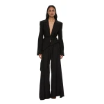 Christopher Esber Released Towel Trouser in Black | Pants | Coveti
