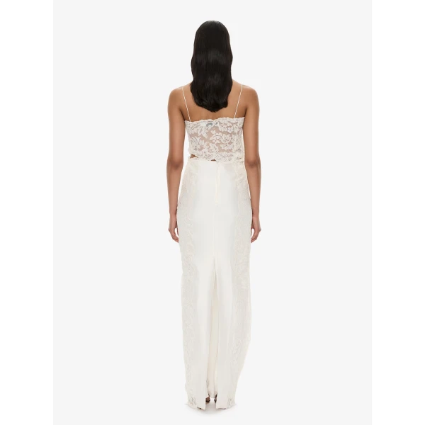 Christopher Esber Reverie Floating Lace Cami in White | Camisoles | Coveti