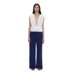 Christopher Esber Ripple Drape Top in White | Tops | Coveti