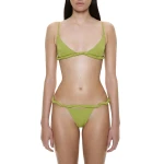 Christopher Esber Rolled Up Brief in Dypsis Green | Bikini | Coveti