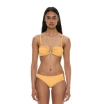 Christopher Esber Ruched Crescent Bandeau in Valencia | Bikini | Coveti