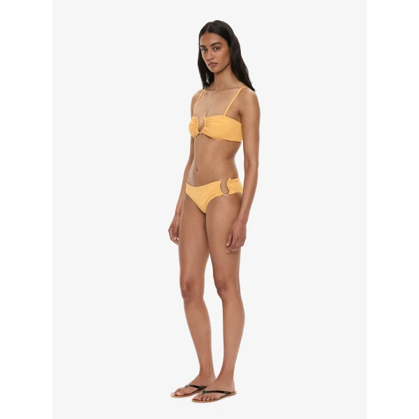 Christopher Esber Ruched Crescent Bandeau in Valencia | Bikini | Coveti