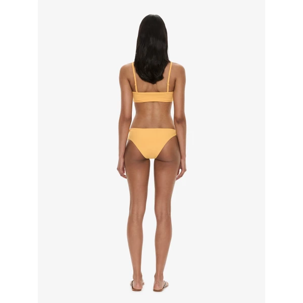Christopher Esber Ruched Crescent Bandeau in Valencia | Bikini | Coveti