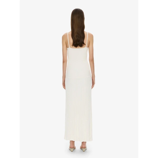 Christopher Esber Salacia Wire Sunray Dress in White | Maxi Dresses | Coveti