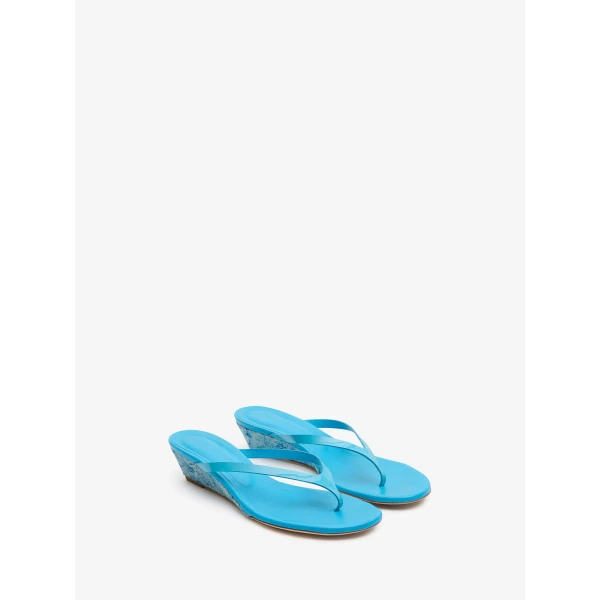 Christopher Esber Scala Wedge in Sea | Heels | Coveti