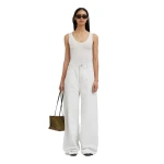 Christopher Esber Sonora Tank Bodysuit in White | Bodysuit | Coveti