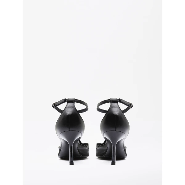 Christopher Esber T-Bar Vapour Heel in Black | Heels | Coveti