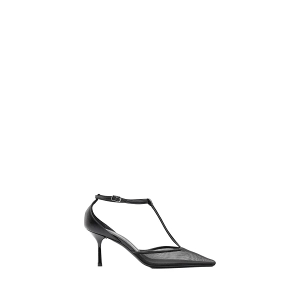 T-Bar Vapour Heel in Black