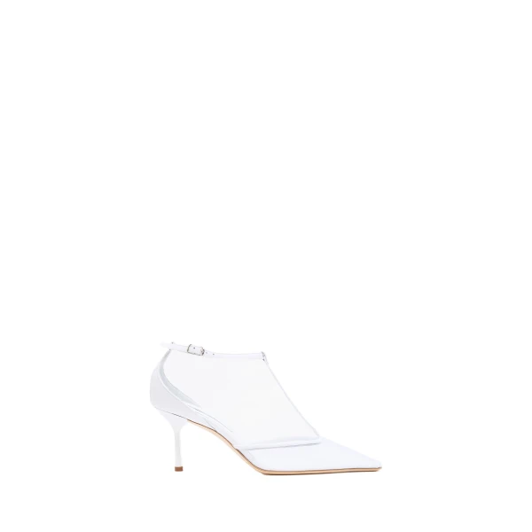T-Bar Vapour Heel in White
