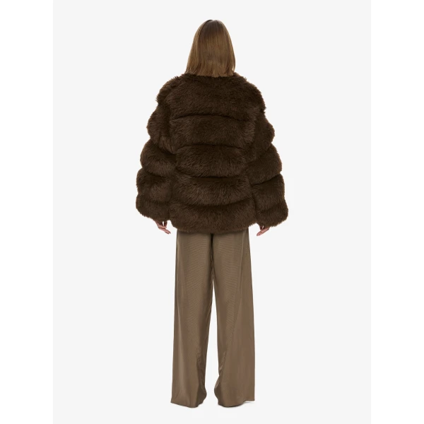 Christopher Esber Tabatha Jacket in Chocolate | Jackets | Coveti