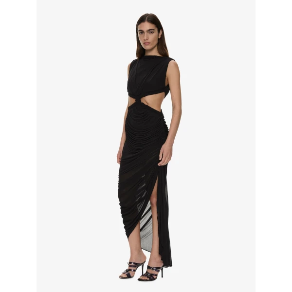 Christopher Esber Theia Separation Dress in Black | Maxi Dresses | Coveti