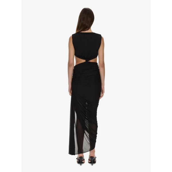 Christopher Esber Theia Separation Dress in Black | Maxi Dresses | Coveti