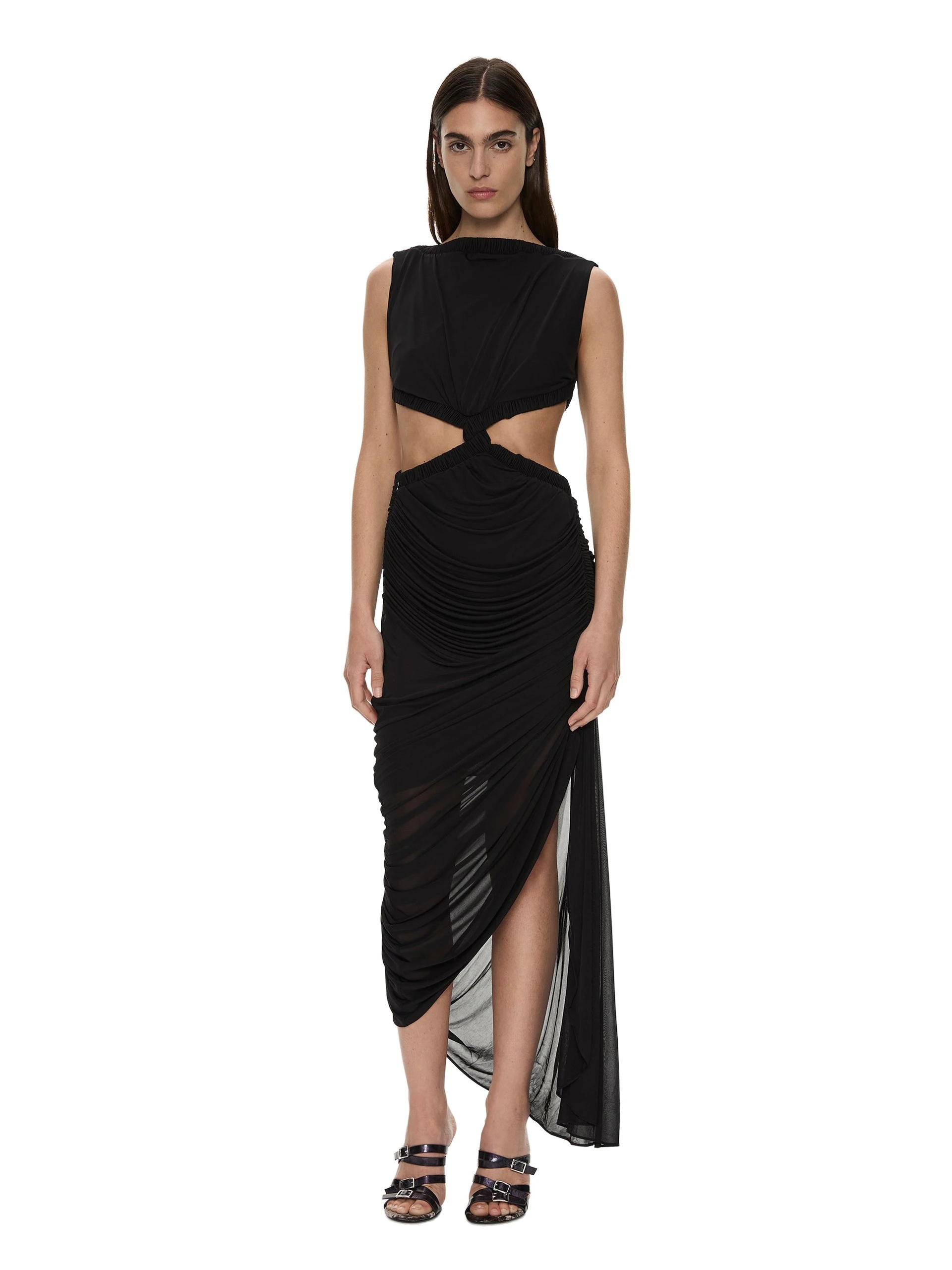Christopher Esber Theia Separation Dress in Black Christopher Esber Theia Separation Dress in Black | Maxi Dresses | Coveti