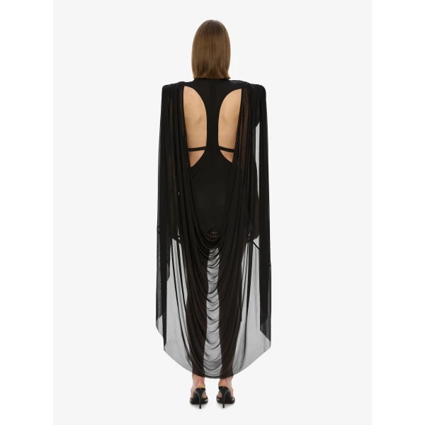 Christopher Esber Torrent Draped Mini Dress in Black | Mini Dresses | Coveti