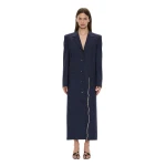 Christopher Esber Torrent Tailored Coat in Ink | Coats | Coveti