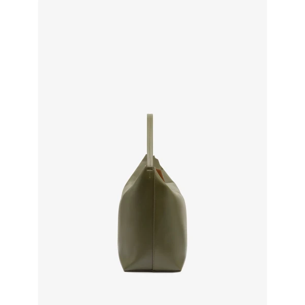 Christopher Esber Turnlock Grande Shoulder Bag in Kombu | Shoulder & Crossbody Bags | Coveti