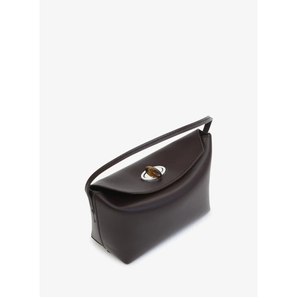 Christopher Esber Turnlock Mini Bag in Carob | Mini Bags | Coveti