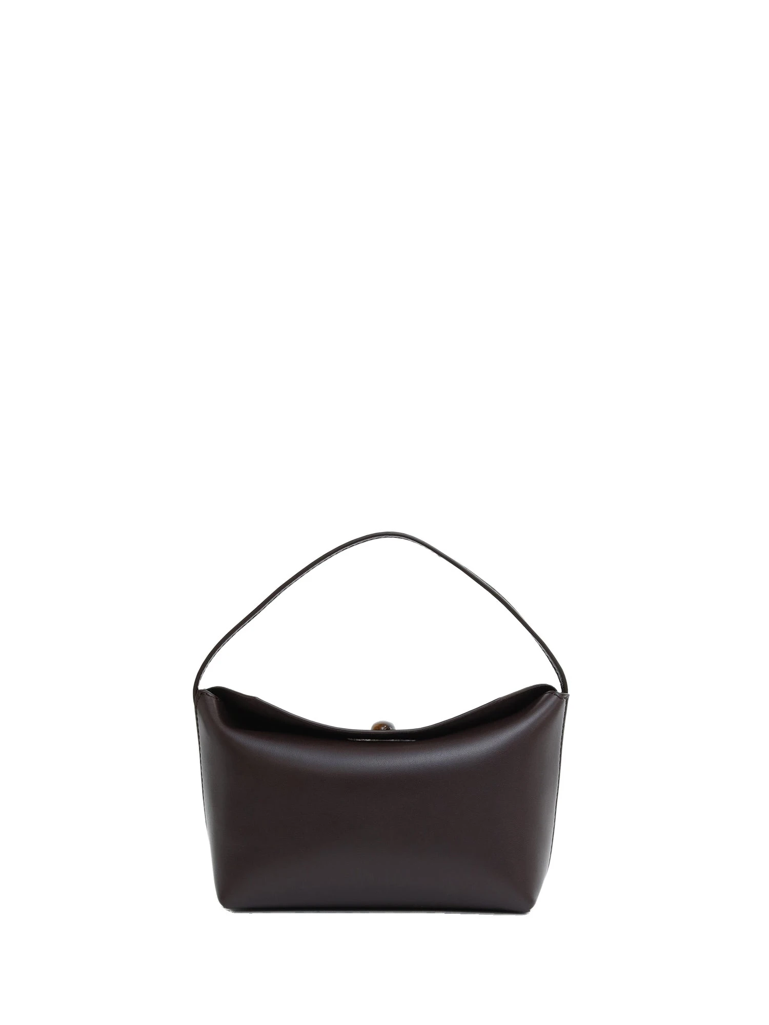Christopher Esber Turnlock Mini Bag in Carob Christopher Esber Turnlock Mini Bag in Carob | Mini Bags | Coveti