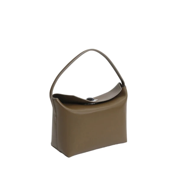 Christopher Esber Turnlock Mini Bag in Khaki | Mini Bags | Coveti