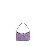 Christopher Esber Turnlock Raffia Mini Bag in Chalky Pink | Mini Bags | Coveti