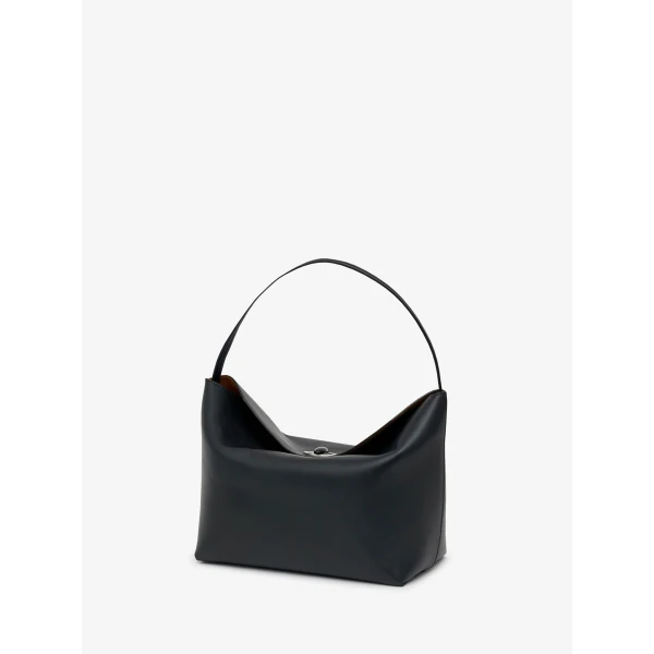 Christopher Esber Turnlock Shoulder Bag in Black | Shoulder & Crossbody Bags | Coveti