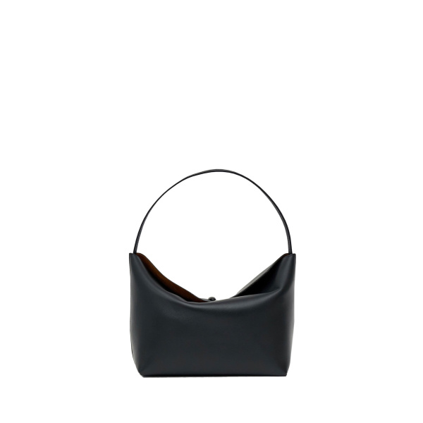 Turnlock Shoulder Bag in Black