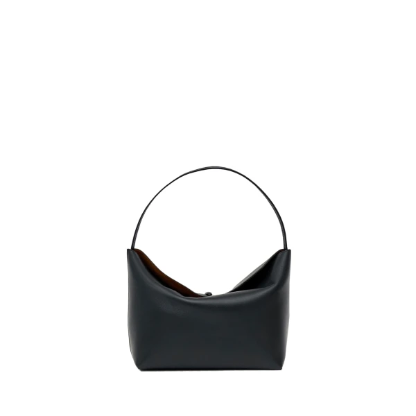 Turnlock Shoulder Bag in Black