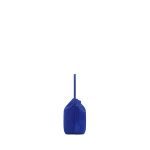 Christopher Esber Turnlock Suede Mini Bag in Yves Blue | Mini Bags | Coveti