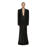 Christopher Esber Tuxedo Contrast Wool Blazer in Black | Blazers | Coveti