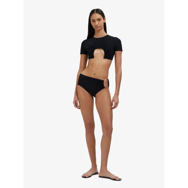 Christopher Esber U Prong Brief in Black | Bikini | Coveti