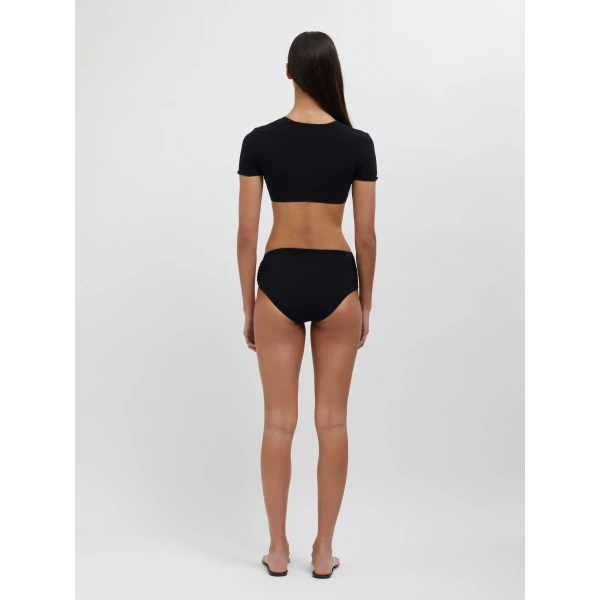 Christopher Esber U Prong Tee in Black | Bikini | Coveti