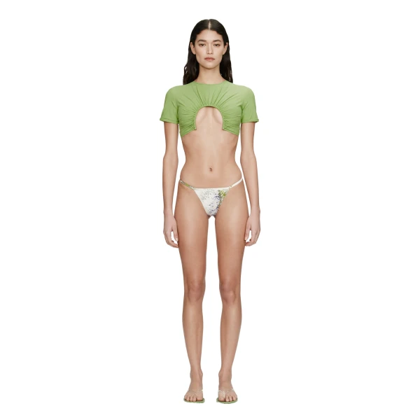 U Prong Tee in Fresh Lime
